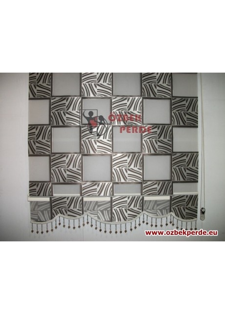 Kare Zebra Perde  120x200